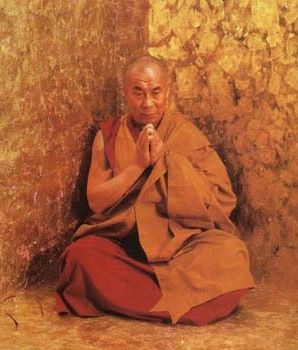 dalai lama meditating