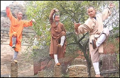 Kung fu under attack, Buddhism