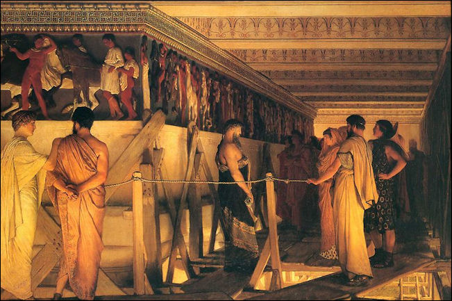20120221-Lawrence_Alma-Tadema_-_Phidias_Showing_the_Frieze_of_the_Parthenon_to_his_Friends.jpg