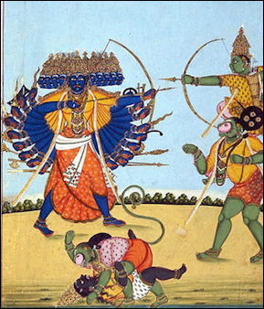 20120501-Rama_and_Hanuman_fighting_Ravana.jpg